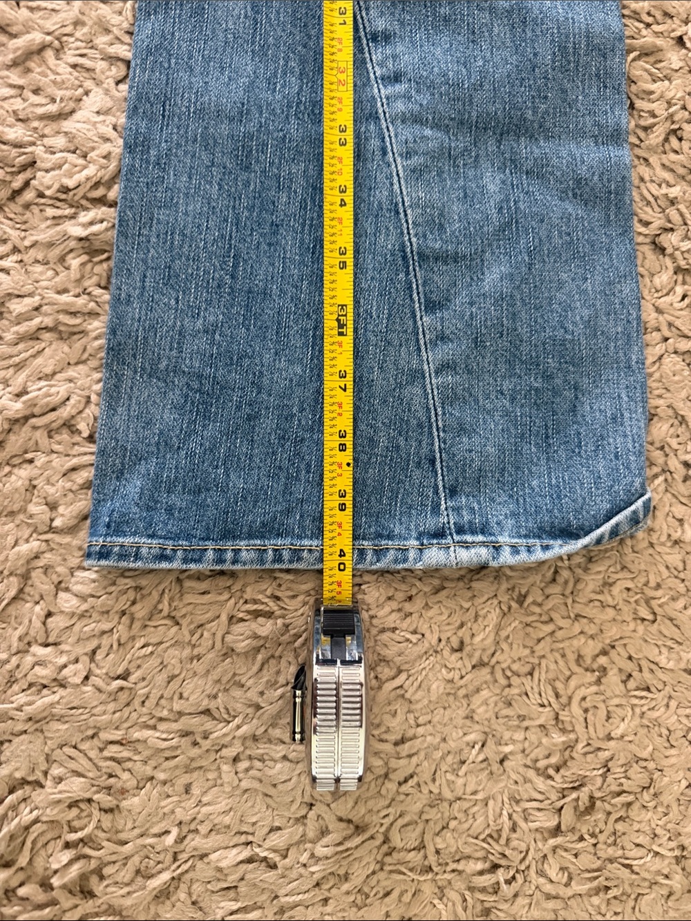 True Religion Blue Women's Jeans with patch Pocket Detail - Picture 9 of 10